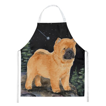 Carolines Treasures Starry Night Chow Chow Apron - 27 x 31 in. SS8488APRON